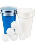 Oktoberfest Beer Pong Set med 6 Bollar och 12 Bägare
