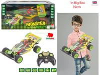 RC Monster Buggy Truck Toys Kids Car Remote Control Super Big 39cm New UK / 6+