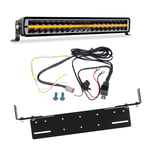 Strands Ekstralys Siberia DRH 22 - Rett / 56 cm 200W Ref. 45, 1 stk Komplett sett med justerbar holder