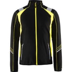 Blåkläder mikrofleece jakke 49931010, svart/gul, størrelse S