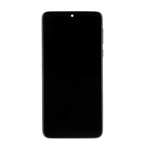 LCD-display + Touch Unit + Framsida Motorola One Macro - Svart (Service Pack)