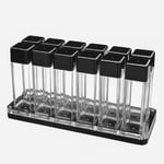 Normcore Coffee Bean Cellars with Stand - Transparent , 12 Tubes