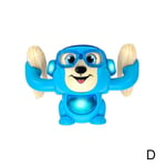 Baby Electric Flipping Monkey Singing Forward Backward Voice D Blue