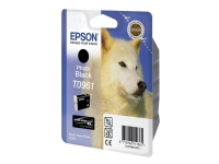 Epson T0961 - 11.4 ml - foto-svart - original - blister - bläckpatron - för Stylus Photo R2880