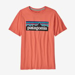 Patagonia Kids Regen Organic Cert Cotton T-Shirt Coho Coral S (7-8år)