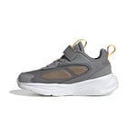 Adidas OZELLE EL K Sneaker, Grey Three/Silver met./Solar Gold, 39 1/3 EU