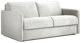 Jay-Be Slim Fabric 3 Seater Sofa Bed - Light Grey
