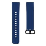 Hama Bracelet de montre Fitbit Charge 5-22 mm - Réglable - En TPU - Avec boucle en acier inoxydable - Bleu