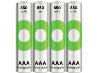 GP Batteries ReCyko+ Uppladdningsbart AAA-batteri NiMH 850 mAh 1,2 V 4 st