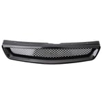 Fronthuv Stötfångargaller Mesh ABS Svart Grill Passar till Honda Civic 1999-2000