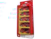 Bburago Ferrari Race + Play 5-Pak 1:18 Bburago