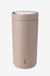 Stelton - Vakuumisolerad Mugg To Go Click 400 ml - Gul