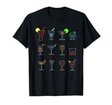 Margarita Martini Vodka Old Fashioned Types Of Cocktail T-Shirt