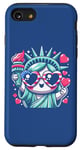 Coque pour iPhone SE (2020) / 7 / 8 Statue of Liberty Cute NYC New York City Manhattan 4th July