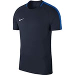 Nike Men Dry Academy 18 Short Sleeve Top - Obsidian/Royal Blue/White, X-Large