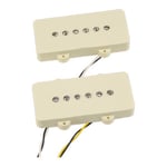 Fender Cunife Cobalt Chrome Jazzmaster Pickup Set