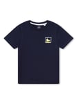 Timberland Kids' Graphic Logo Back T-Shirt, Dark Blue
