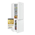 Exquisit Réfrigérateur congélateur KGC231-60-010E blanc | Volume 175 l | 4 étoiles | Lumière LED | Réglage de la température