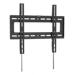 BRATECK 32"-55" Fixed TV Wall Mount Max load: 50Kgs. VESA Support: 200x200,300x300,400x200,400x400 Built-in Bubble level. Curved Display Compatible. Colour: Black. (p/n: LP46-44F)