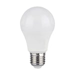 8.5W LED lampa RGB+4000K dimbar E27 - A60, smart, RF-kontroll 24 knappar - Dimbar : Via fjärrkontroll, Kulör : RGB + Neutral Vit