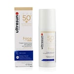 ultrasun 50+SPF Tinted Face, Ivory 50 ml