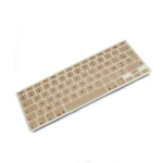 Silicone Keyboard Protection Qwerty French Keyboard for Macbook Pro Gold-Farbe