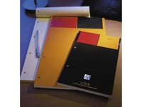 Oxford 100100101, Monokromatiskt, Orange, A4+, 160 Ark, Glansigt, Linjerat Papper