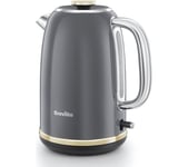 BREVILLE Mostra VKT141 Jug Kettle - Grey & Gold