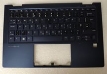 HP Elite Dragonfly L74117-031 English UK Palmrest Keyboard with STICKER NEW