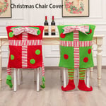 Santa Claus Hat Chair Cover Merry Christmas Decorations For Home Red