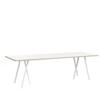 HAY - Loop Stand Table with Support 250 x 92,5 cm White