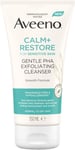 Aveeno Face CALM+RESTORE Gentle PHA Exfoliating Cleanser, Gently Cleanses & Reve