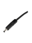 StarTech.com 2m USB to Tyyppi H Barrel Cable - USB to 3.4mm 5V DC Teho Cable - USB / Teho cable - 2 m