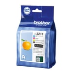 Brother Bläck LC3211VALDR LC-3211 Multipack