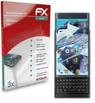 atFoliX 3x Screen Protector for Blackberry Priv Protective Film clear&flexible