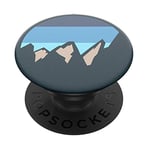 PopSockets: PopGrip Expanding Stand and Grip with a Swappable Top for Phones & Tablets - Peaks Blue