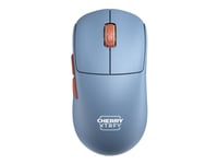 Cherry Xtrfy M68 - Mus - Optisk - 5 Knappar - Trådlös - 2.4 Ghz - Trådlös Usb-Mottagare - Blå
