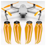Master Airscrew - DJI Mavic 2 Stealth Upgrade Propellers - Propeller till DJI Mavic 2 Pro / Zoom - Orange - Kit 4-Pack