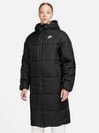 Nike Womens Therma-Fit Classic Parka - Black/White