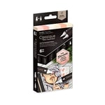 Crafter's Companion Spectrum Noir Classique Blend Twin Tip Blendable Alcohol Based Marker Set with Japanese Nibs - Pack of 6 - Perfect for Colouring, Drawing & Illustration (Fair Skin Pack)