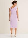Phase Eight Emmie Asymmetric Dress Crocus 26 female Main: 100% polyester, Lining: polyester