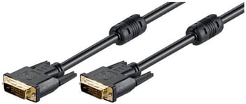 goobay MMK 110-500 G Câble DVI-D Dual Link 24 +1 5m (Import Allemagne)