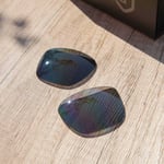 Walleva Black Mr.Shield Polarized Replacement Lenses for Oakley TwoFace XL