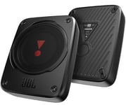 JBL BassPro Lite - Caisson de Basse Voiture Amplifié, Subwoofer Actif Ultra-Compact sous Siège avec Amplificateur Intégré, Connexion en Série pour Plus de Basses, Installation Facile, Bass Boost