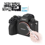 Kiwifotos Camera Body Skin Guard Protector Anti-Scratch Cutting Sticker for Sony a9 II Mirrorless Digital Camera(Matrix Pattern)