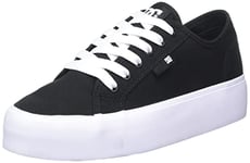 DC Shoes Femme Manual Basket, Black/White, 38 EU