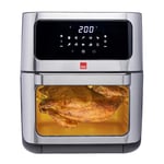 Sensio Home 12L Air Fryer Oven Rotisserie Function and Dehydrator, 10 in 1 Digital Display, 90 Minute Timer, Basket plus 4 More Accessories, Family Size Healthy Oil Free Cooking, 1800W Multifunctional