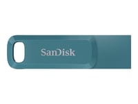 SanDisk Ultra Dual Drive Go - Clé USB - 128 Go - USB 3.2 Gen 1 / USB-C - baie navagio