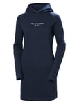 Helly Hansen W Core Hoodie Dress Marinblå