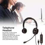 Telephone Headset Volume Adjustment Mic Mute USB PC Headset For Call Center BLW